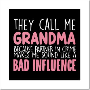 They Call Me Grandma Mother's Day Grandma Gift Posters and Art